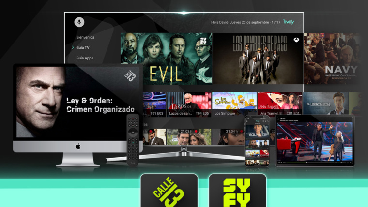 TVUP Media Tivify SyFy Calle13