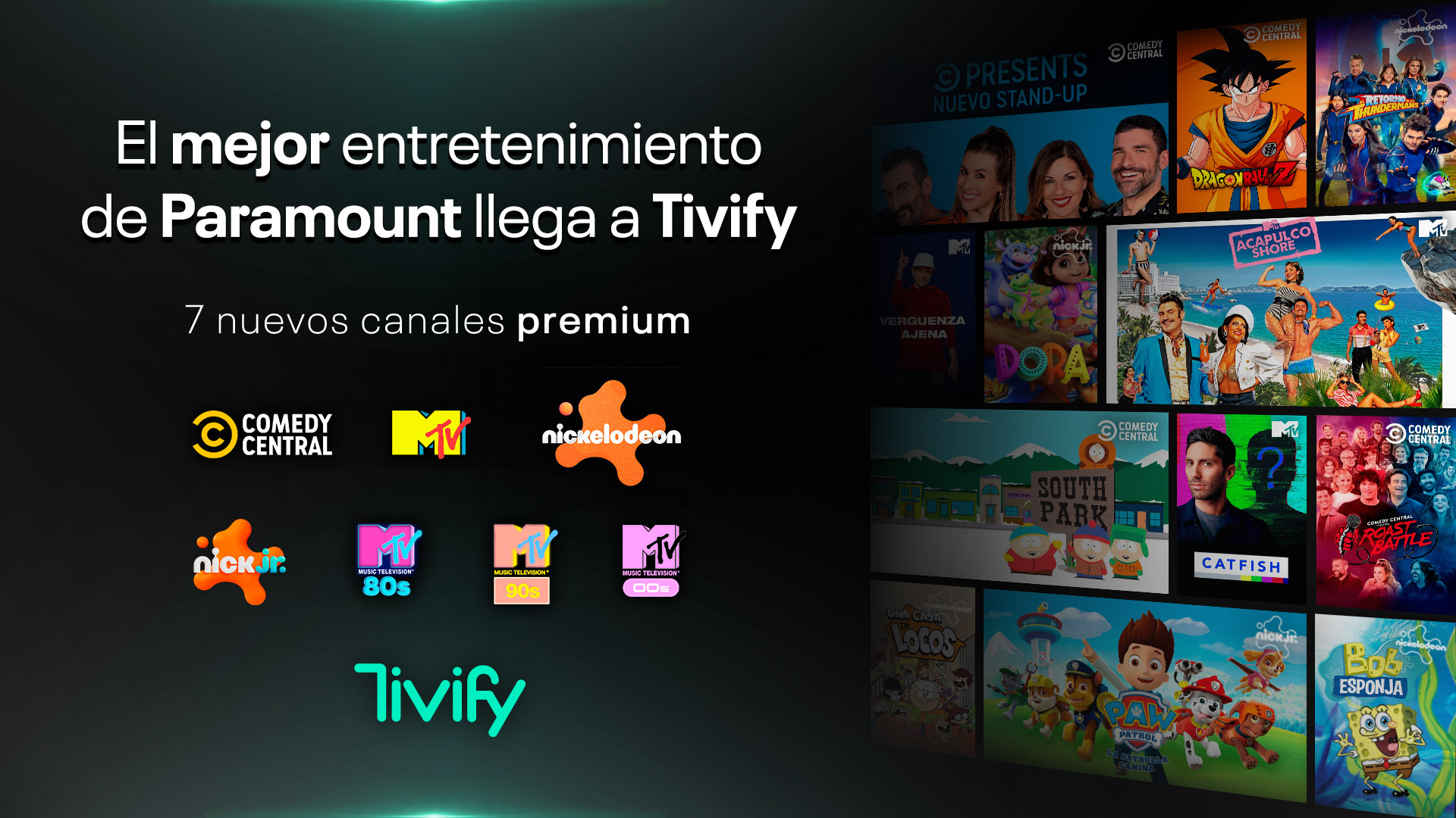 Tivify adds seven new Paramount channels to Premium plan - TVUP - La ...